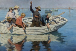 Stanhope-Forbes-Chadding-on-Mounts-Bay-1902