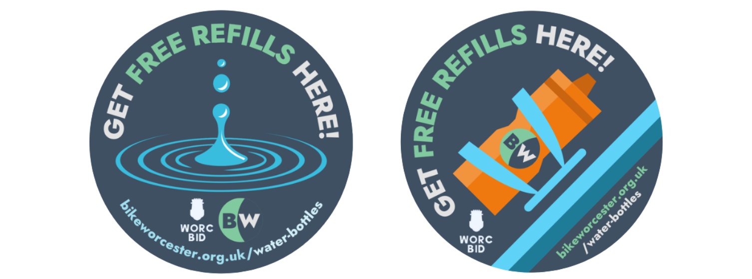 Refill Here Sticker